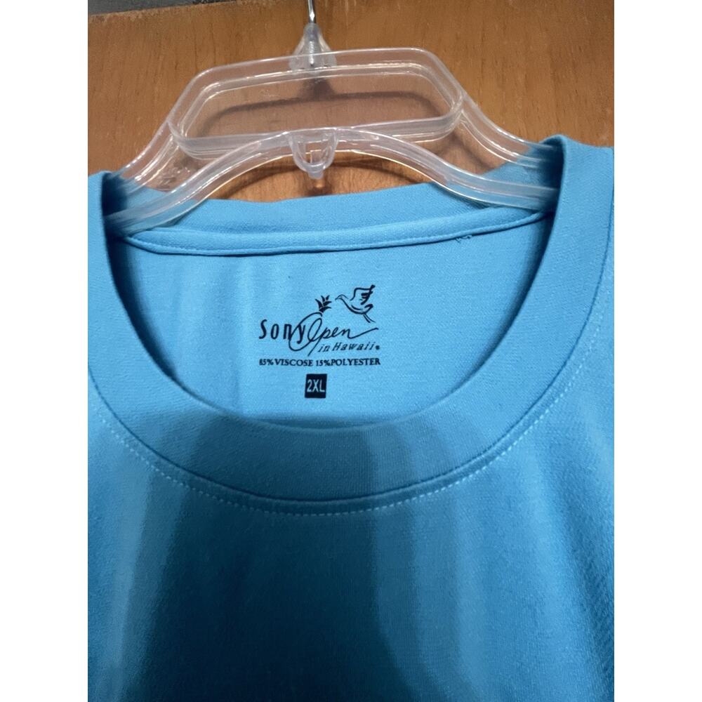 Sony Open Solid Blue Super Soft Shirt - 2XL - - Picture 3 of 4